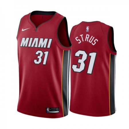 Camiseta Hombre NBA Miami Heat Max Strus 31 2022-23 Nike Statement Edition Rojo Swingman